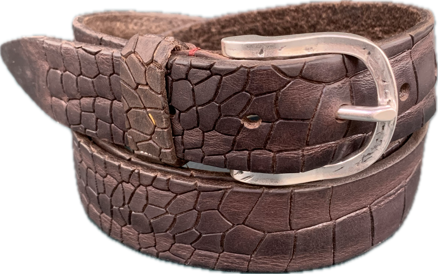 CINTURA IN VERO CUOIO CAYMAN