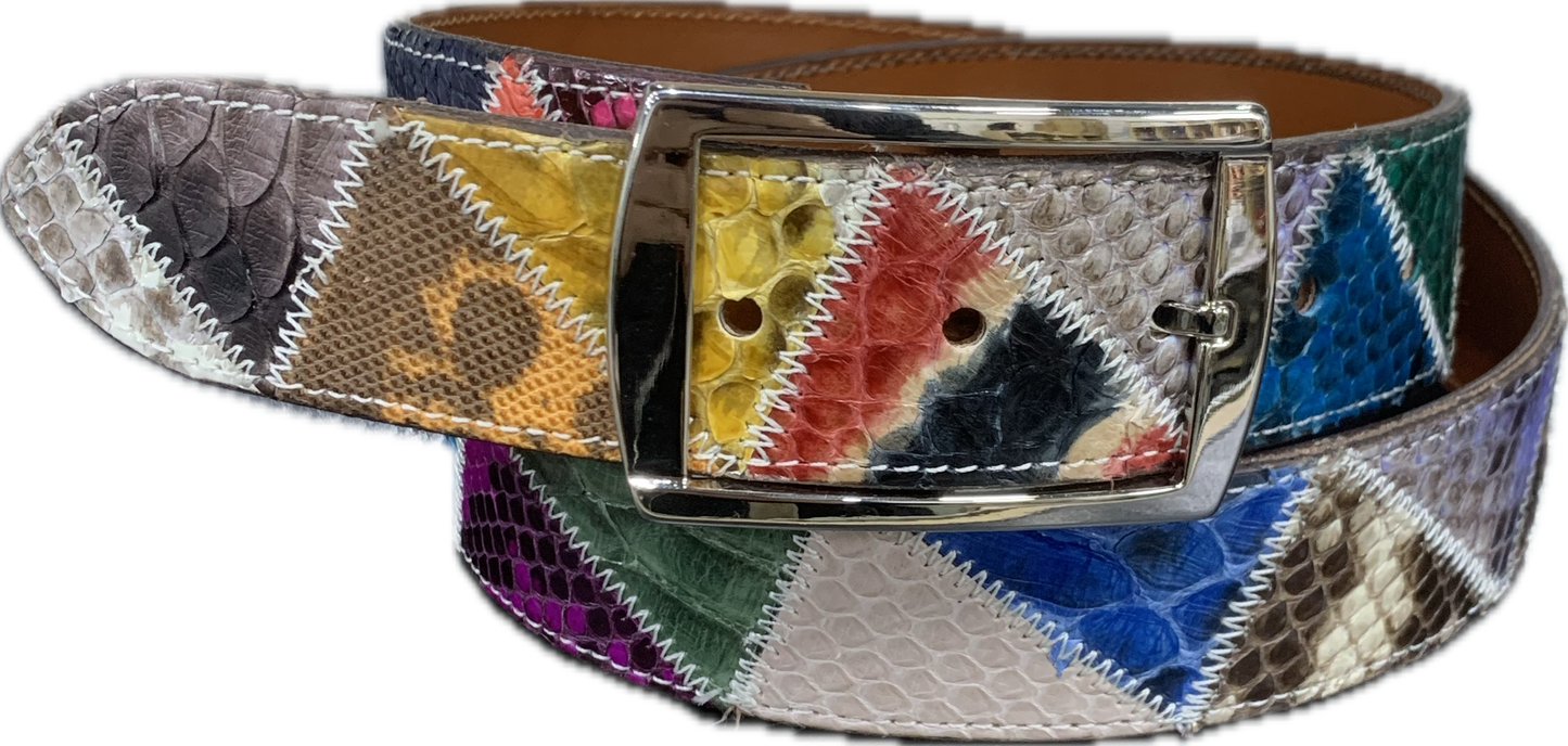 CINTURA PATCHWORK SNAKE MULTICOLOR