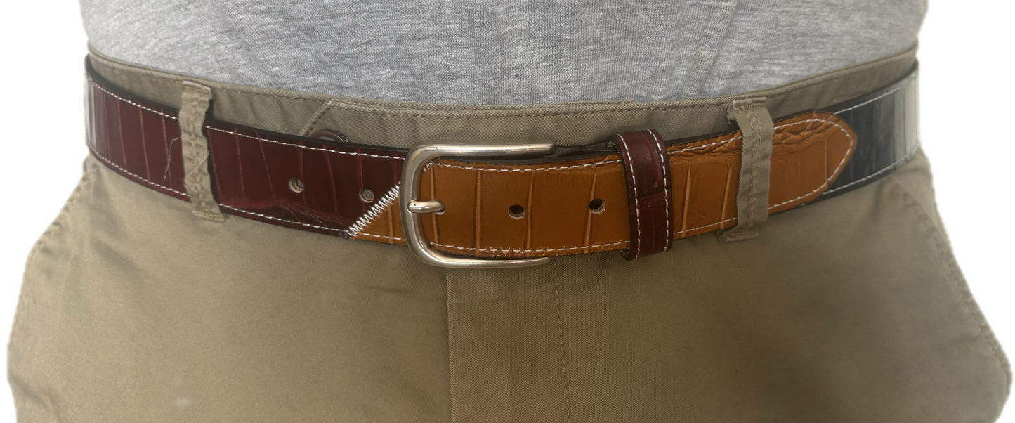 CINTURA PATCHWORK COCCO MULTICOLOR