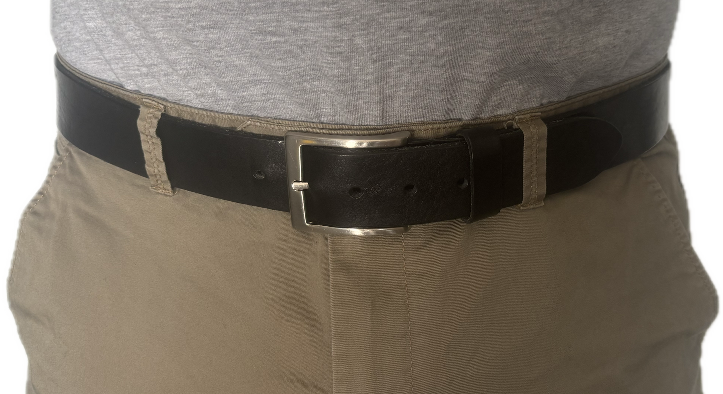CINTURA VERO CUOIO CASUAL