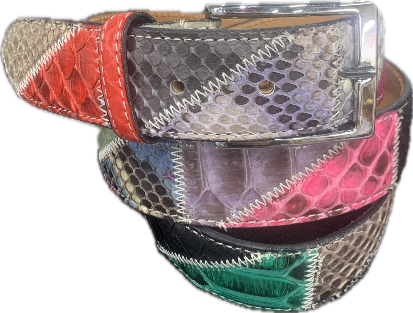 CINTURA PATCHWORK SNAKE MULTICOLOR