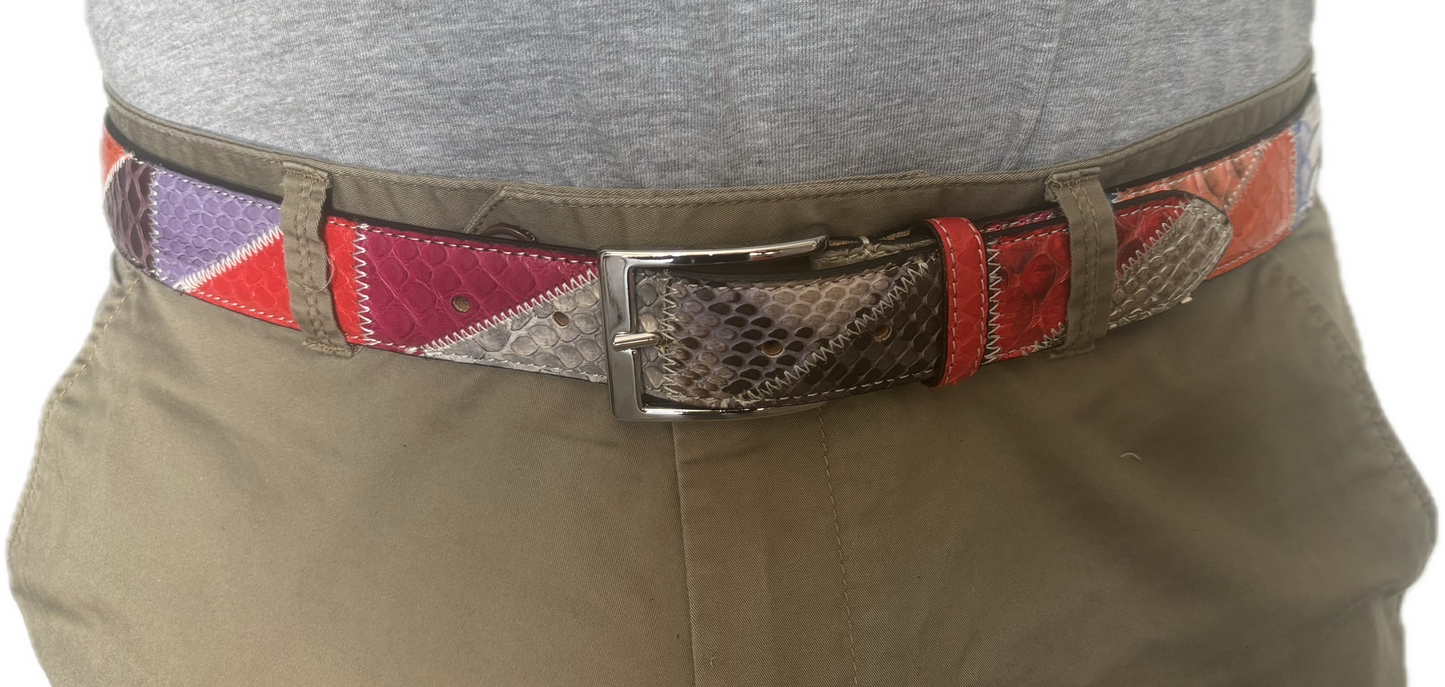 CINTURA PATCHWORK SNAKE MULTICOLOR